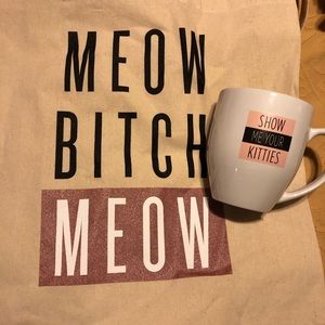 Jessie James Decker Kittenish tote and mug
